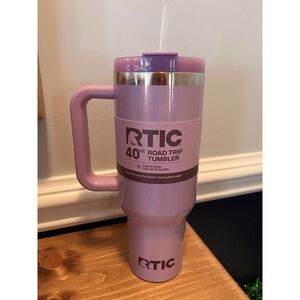 RTIC Outdoors 40 oz Road Trip Tumbler Ceramic Lined Lavender Shimmer NEW